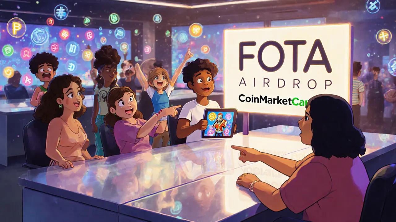 FOTA Airdrop Details: CoinMarketCap x Fight Of The Ages Campaign Explained