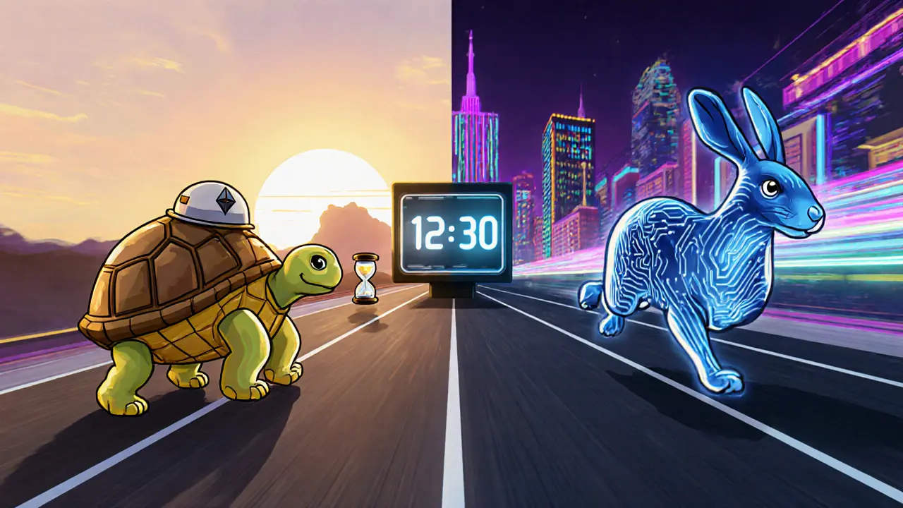 Bitcoin vs Ethereum Block Time: Speed, Security & Use Cases