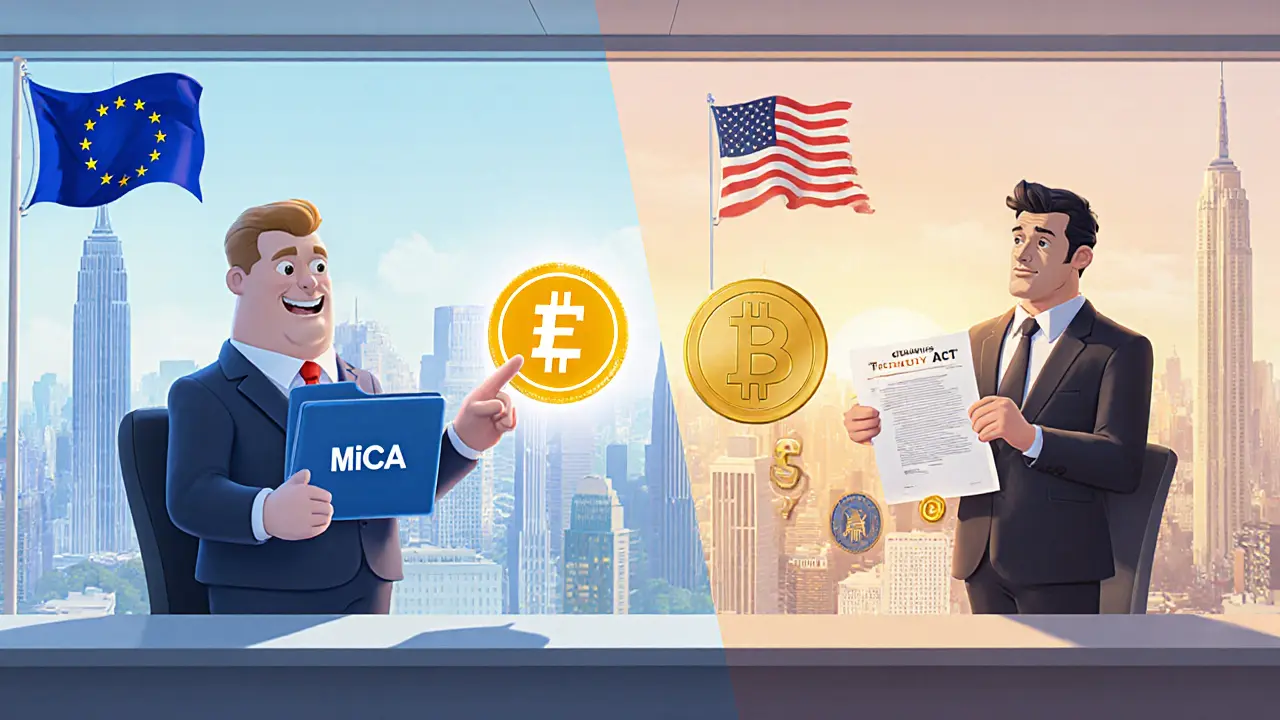 Stablecoin Regulations: MiCA vs. US GENIUS Act - A Side‑by‑Side Comparison