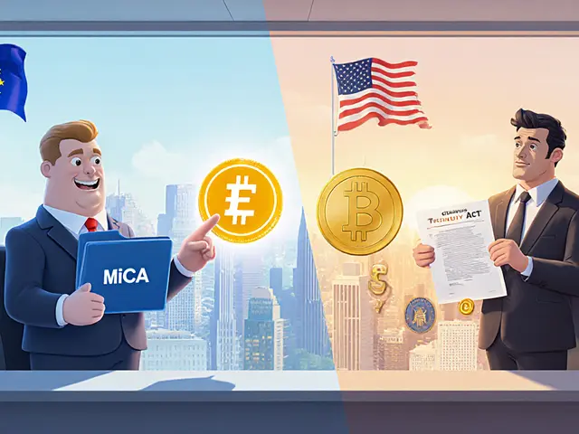 Stablecoin Regulations: MiCA vs. US GENIUS Act - A Side‑by‑Side Comparison
