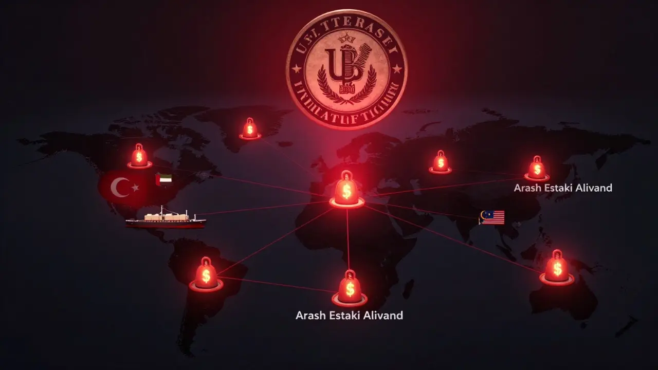 Global crypto nodes freeze under a Treasury seal, oil shipments halted.