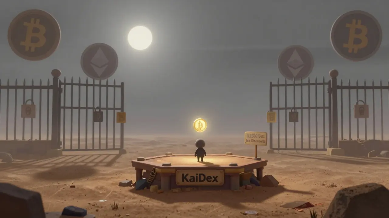 KaiDex Crypto Exchange Review: Limited Options, High Fees, and Little Community Trust