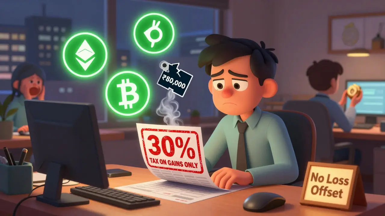 No Loss Offset Rule in India: How It Hurts Crypto Traders