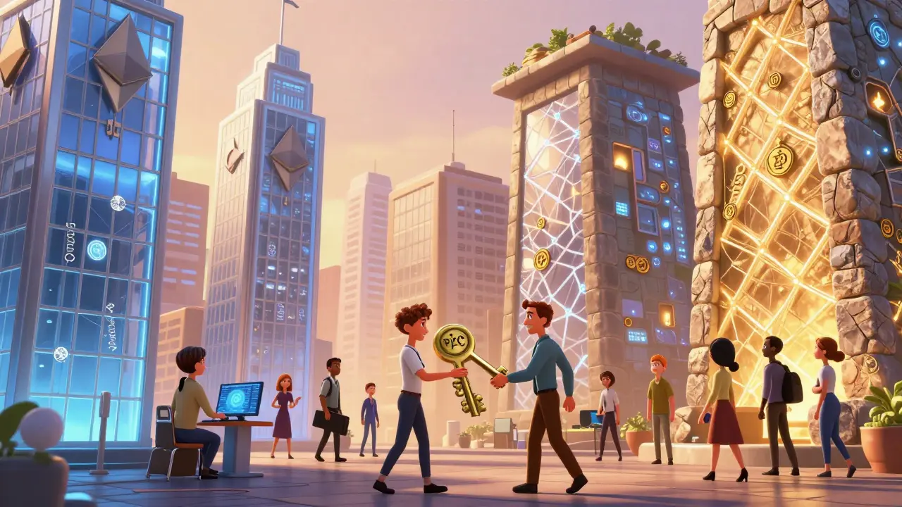 Blockchain city upgrading to hybrid quantum-resistant security systems