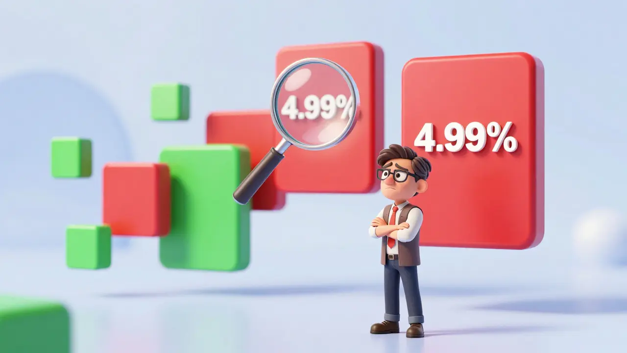 Trader analyzing high fee blocks in Pixar illustration